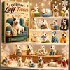 Geburtstagsgeschenk für Kinder Alltags Bullterrier Adventskalender 2026 24 Tage Weihnachts-Countdown mit Dekoration Zuhause Acryl-Ornamente Dekorativ