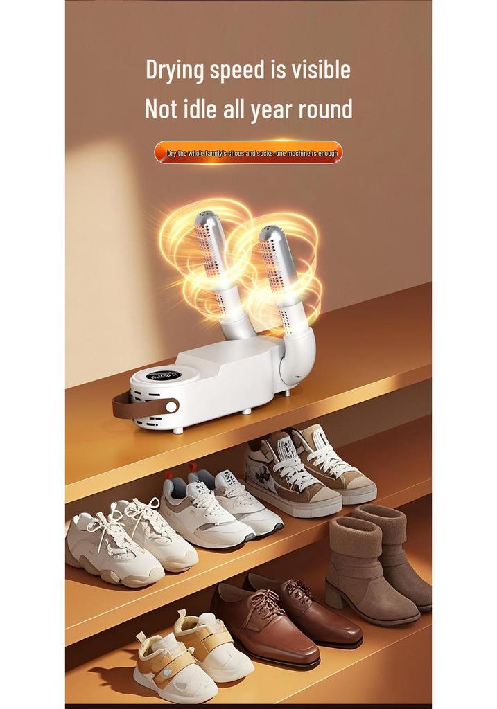 Smart Shoe Deodorizer & Dryer - Home Shoe Warmer and Dryer Combo