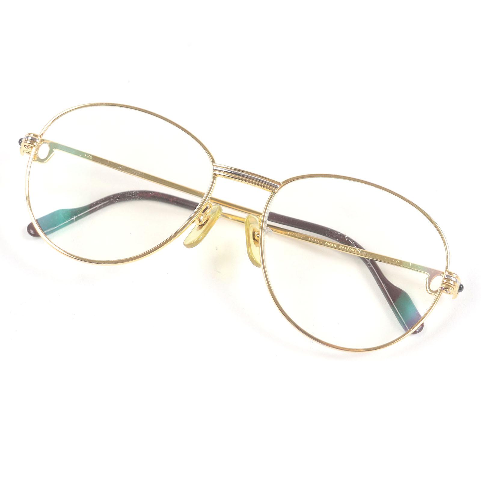 

Cartier Glasses Trinity 2P Sapphire Gold bordeaux sapphire mens Used