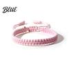 Gender-neutral Bracelet Unisex Hand Rope Adjustable Handmade Braided Solid Color