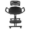 Ergonomic Kneeling Chair Adjustable Posture Knee Stool with Back Support