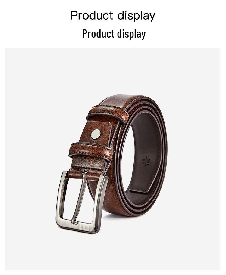 Korean Style Men's Versatile Pin Buckle Belt: Casual & Business for All Ages