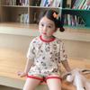 Ice Silk Baby Summer Pajamas - Short-Sleeved and Loose Fit for Boys and Girls