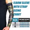 1Pcs Sports Arm Sleeve Compression Sleeves Golf Elbow Brace UV Protection Tattoo Cover for Running Cycling Basketball Football