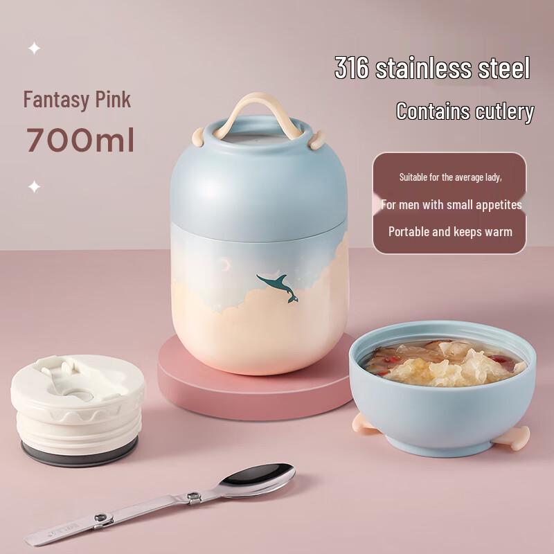 Portable Stainless Steel Insulated Food Jar & Lunch Box