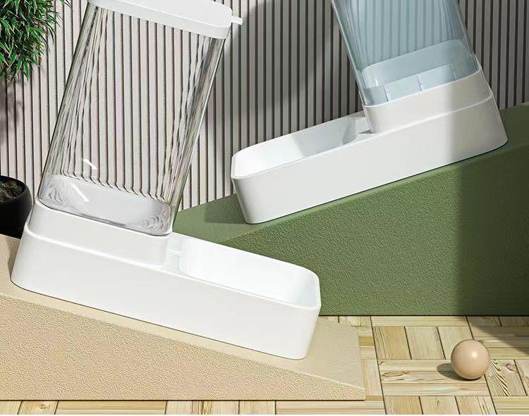 Automatic Pet Water and Food Dispenser - Cat & Dog Bowl and Tray Set