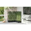Garden Planter Set 5 Pcs Black 120 X 120 X 126 Cm Plastic