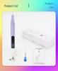 Portable Pen-Style Nail Art Grinder, 0-35,000 RPM Professional Polishing File