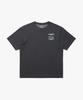 Garment-Dyed Graphic Short Sleeve T-Shirt Grey
