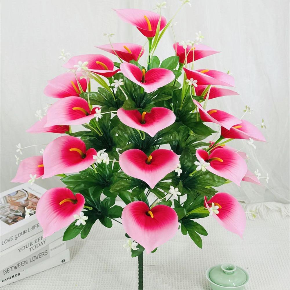 Artificial flower 24 high stalk calla lily fake flower European home decoration flower