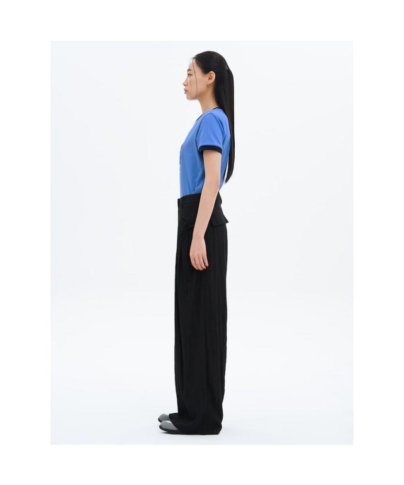8seconds Side Ribbon Wide Pants Black