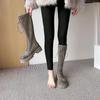 Fashion New In Long Boots for Women Round Toe Platform Knee High Shaft Shoes Woman Footwear Designer Luxury Winter 2025 Novelty Spring