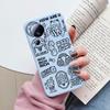 For Xiaomi 13 Lite Phone Case Cute Fashion Heart Flowers Soft Silicone Bumper Cover For Xiaomi13 Lite Fundas Shell Cartoon Gifts