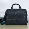 Genuine Leather Men's Briefcase Handbag Large-capacity Single-shoulder Crossbody Bag Cowhide Men's Bag