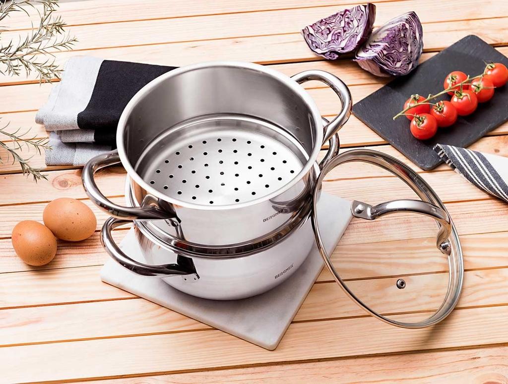 Bergner 2.2L Steamer Pot Gourmet Line Bg-6521