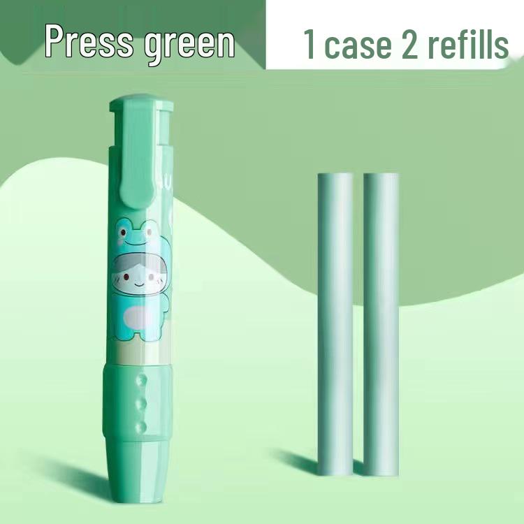 Cartoon Press Eraser for Kids - Dust-Free, Easy to Erase, No Marks