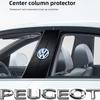 Car Emblem Center Pillar Sticker Auto Door Decorative Stickers For VW GTI Polo Golf MK6 MK7 Passat B6 Tiguan CC T-ROC Tire Valve zj6