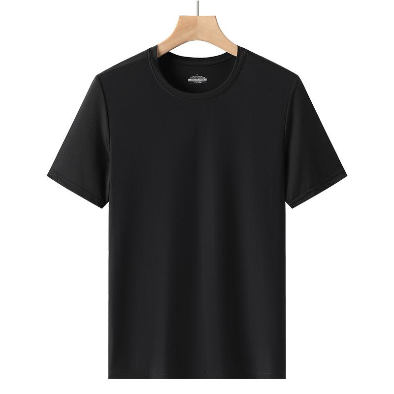 T Shirt Men Sport Plus Size T-shirts Summer Tshirt Loose Sports Running Fitness Quick Dry Tee Breathable Ice Silk T-shirt