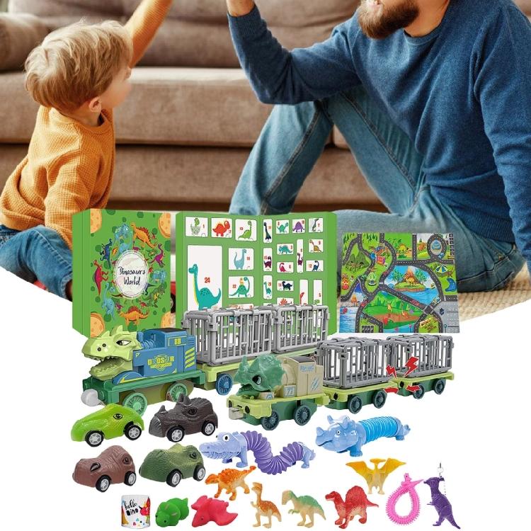 Dinosaur Countdowns Advents Calendar 2025 24 Days To Christmas With Exciting Toy Surprises Perfect For Family Educations
