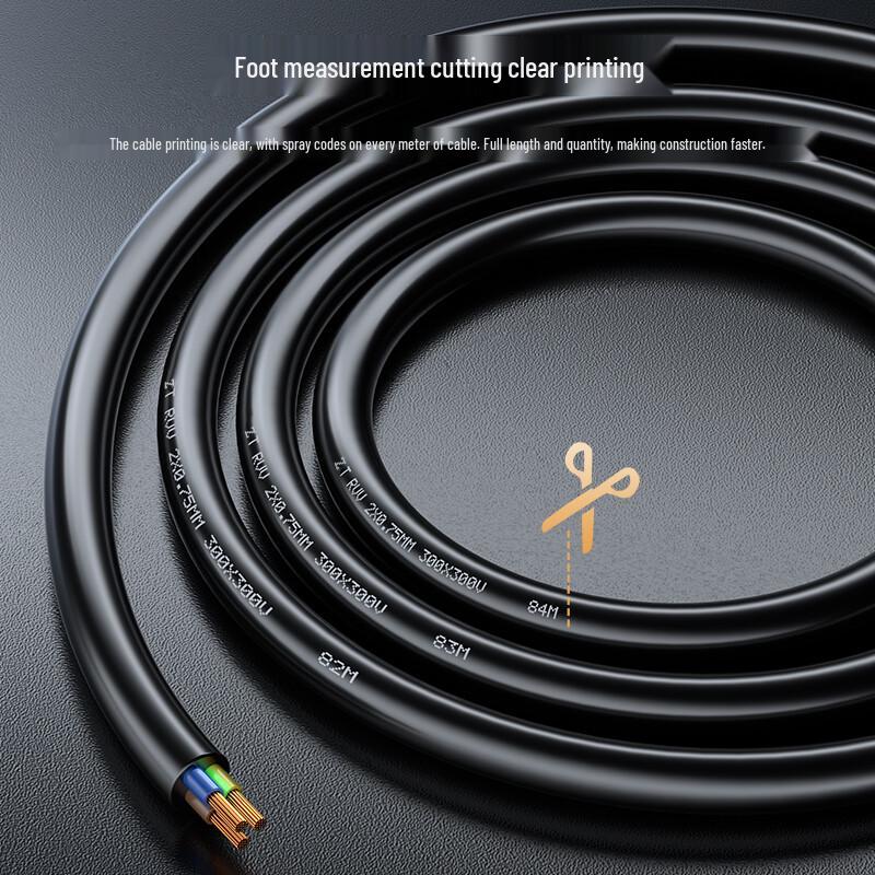 Zhongtianhengke RVV Multi-Core Soft Sheath Power Cable