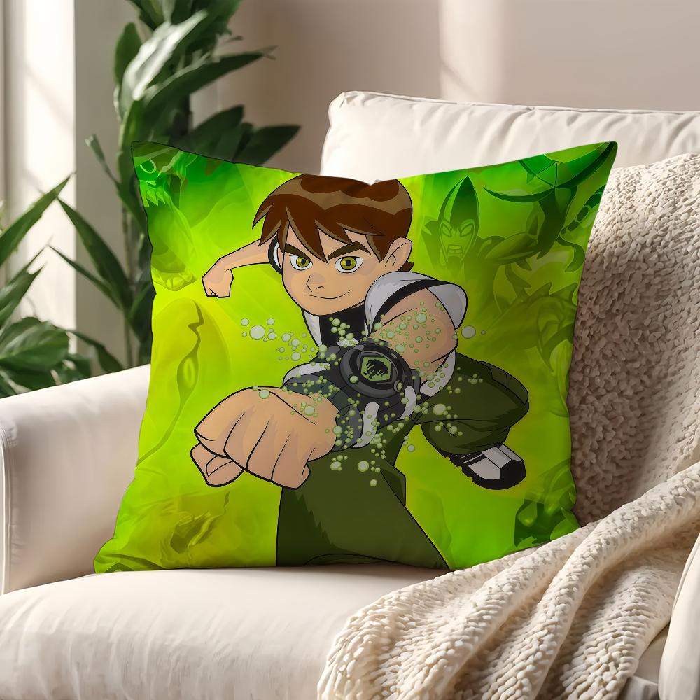 American CCartoon BBenS Cute Cushion Cover For Pillow Printing Sofa Decoration Home Car Room Shop Office Nordic Simplicity