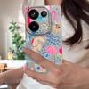 Kreslený pouzdro na malování na dovolenou pro Xiaomi Redmi Note 14 13 Pro 5G 4G 12 11 Funda Xiaomi 14T 13T 11T Pro Silikonový kryt s koženou texturou