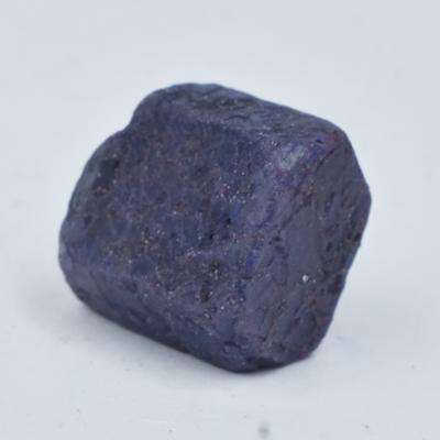 Saphir Bleu Naturel Pierre Précieuse Libre Brute Non Taillée 75 ct Pierre de Naissance de Septembre pour Collections de Pierres Précieuses