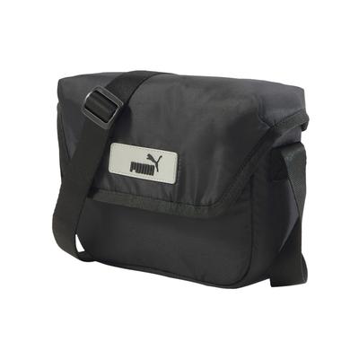 Core Pop Classic Elegant Patch Logo Geantă Mesager din Pânză Genți Femei Negru 07914601