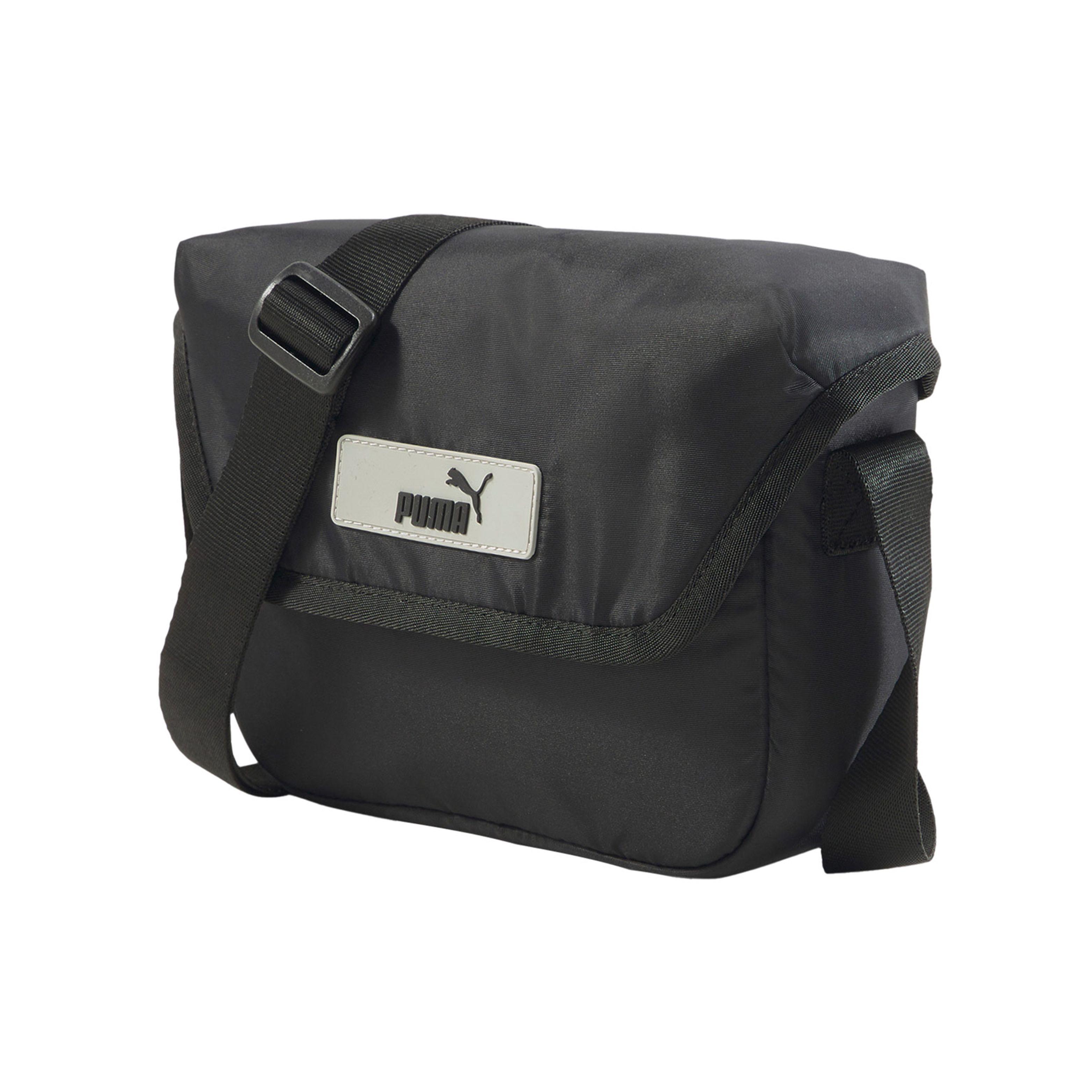 Puma Core Pop Classic Stylish Patch Logo Fabric Messenger Bag Women bags Black 07914601 Pure Black 5380₽