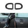 Car Door Lock P Cover Ring Trim Decor For Ford Mustang 10-14 Carbon Fiber