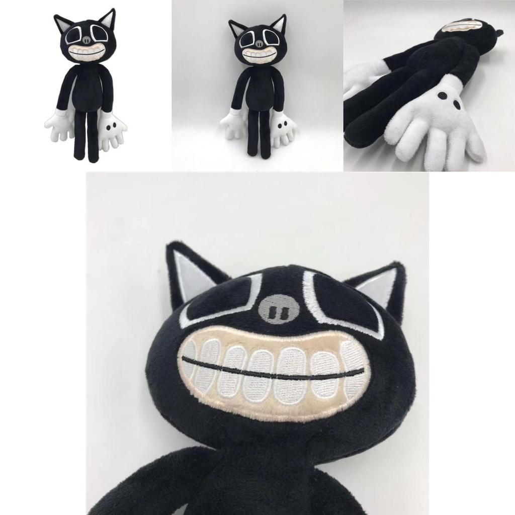Siren Head Series Black Cat Plush Toy Soft Stuffed Doll Perfect For Horror Fans