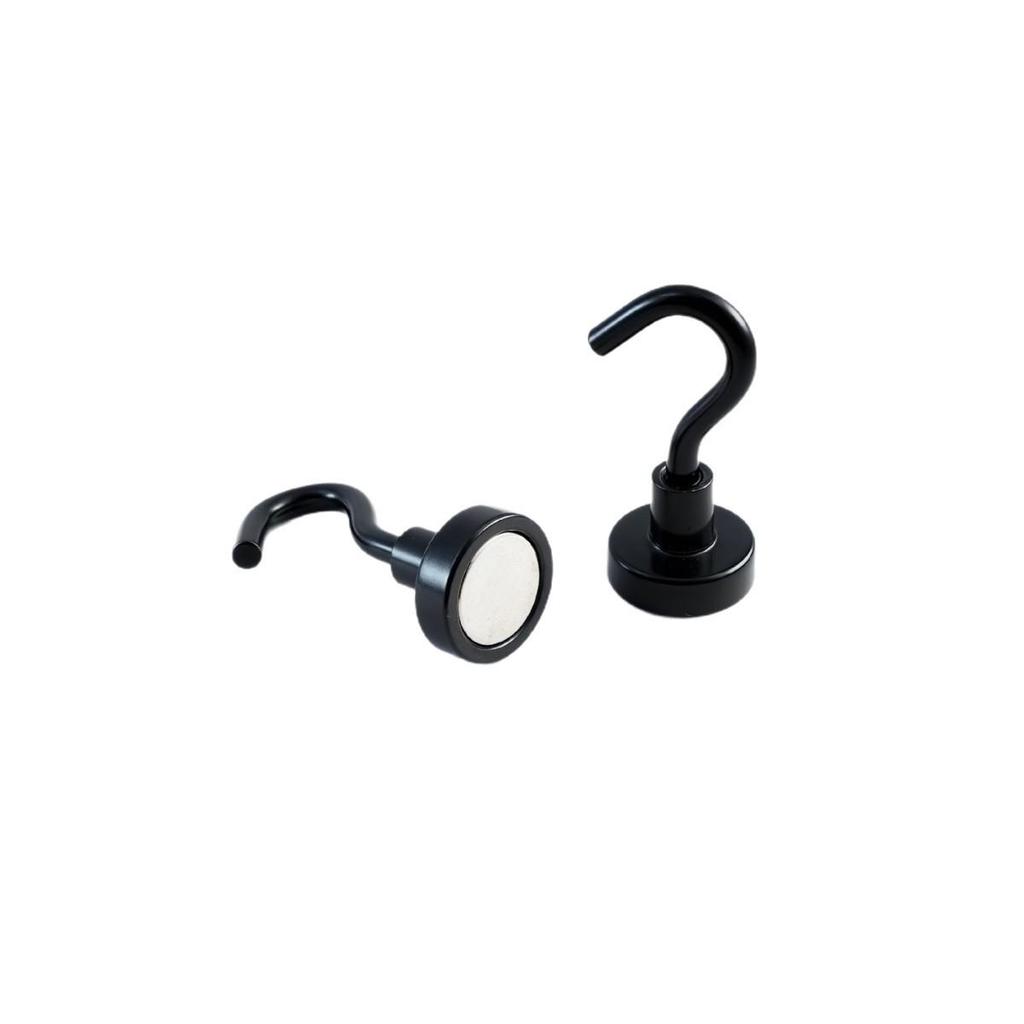 Neodymium Iron Boron Magnetic Hook: Strong, Round, No-Drill Refrigerator Magnet.