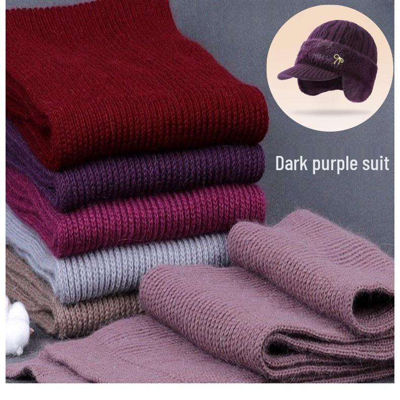 Căciulă rezistentă la vânt, căptușită cu fleece, cu protecție pentru urechi, pentru persoane de vârstă mijlocie și vârstnici - Caldă și elegantă pentru toamnă și iarnă