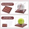 Transparent Baseball Box Quality Acrylic Baseball Holder Baseball Display Case  Golf Tennis Ball