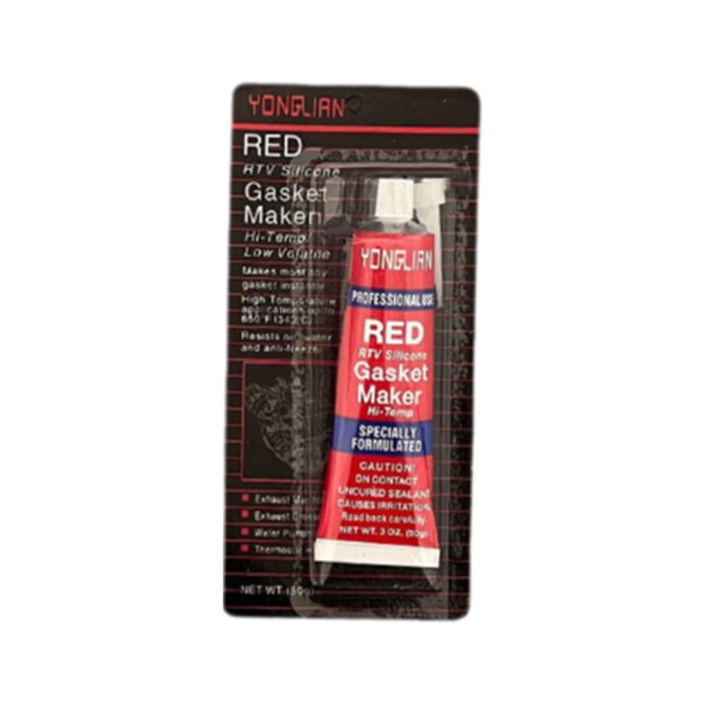 Silicone Gasket Maker, 85 g, wasserdicht, rot, Silikondichtmittel, hochtemperaturbeständig, Motordichtmittel für Automotorteile
