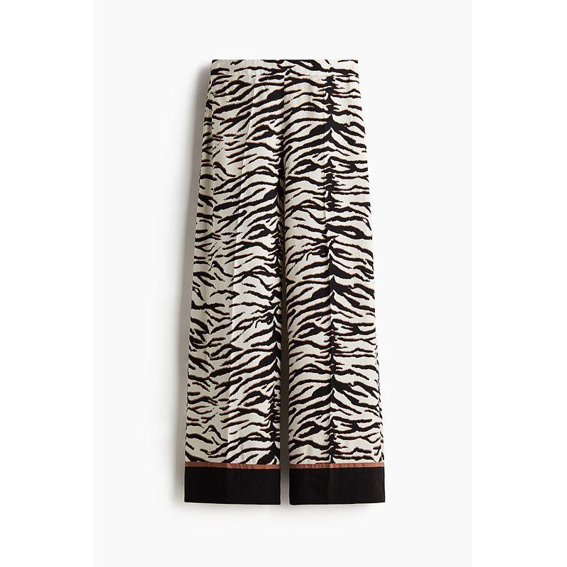 

HM 2025 Лето Новая Женская одежда Повседневная Мода Брюки с широкими штанинами 1274181