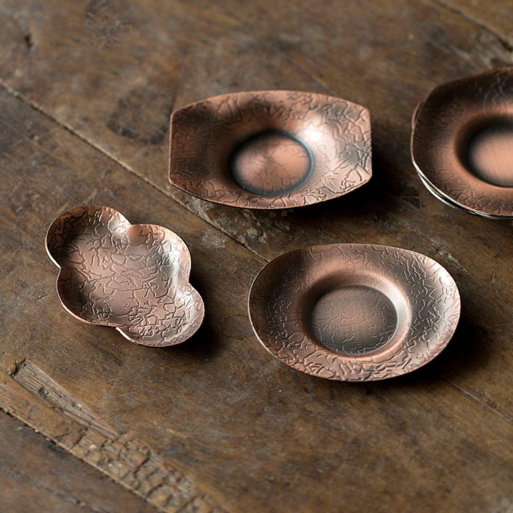 Retro Thermal Insulation Pad Creative Storage Tray Kitchen Accessories Tea Cup Coaster Tea House