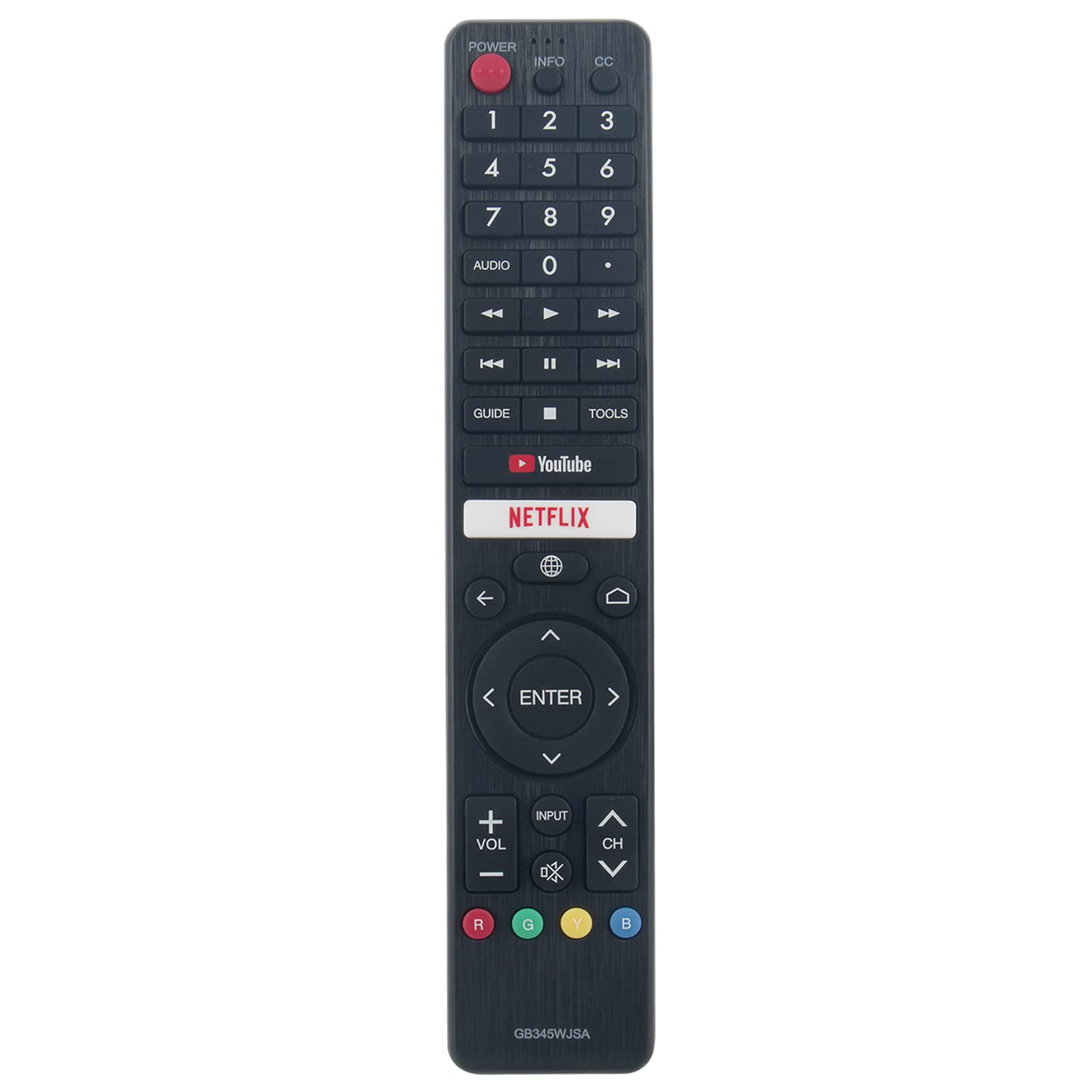 

GB345WJSA For Sharp Television Plastic Remote Control TV Replacement Remote A