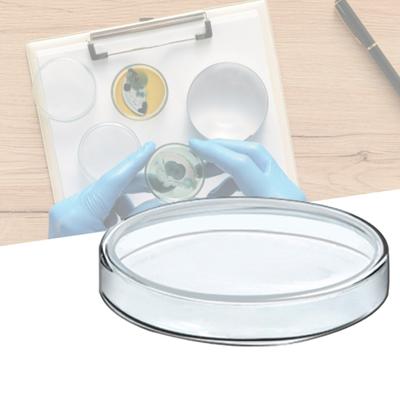 Vasă de cultură de 60-100 ml Vasă de cultură profesională din sticlă, transparentă, rezistentă la căldură, ecologică, pentru laborator