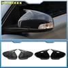Rückspiegelabdeckung Kappe Spiegelkappe Seitenspiegelabdeckung Glänzend Schwarz Passend für Volvo C30 C70 S40 S60 V40 V50 V70 2008- 2010