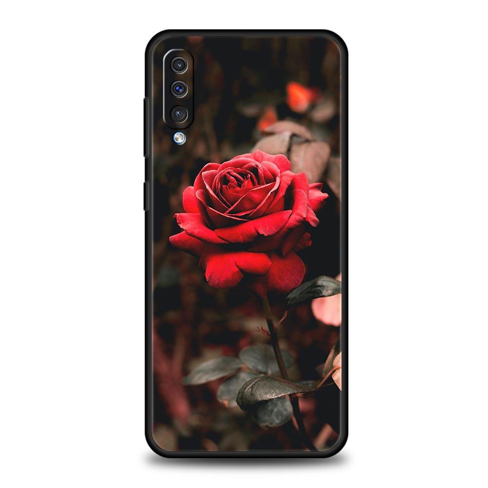 Beautiful Rose Flower Phone Case for Samsung Galaxy A52 5G A12 A70 A50 A40 A20s A30 A10s A20e A10 A22 A72 A32 A02 A42 A04S Cover