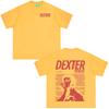 New Style Tee Washed Vintage TV Play Dexter Morgan T-shirts Unisex Women Casual Oversized TShirts Unisex's High Quality Cotton T-shirt