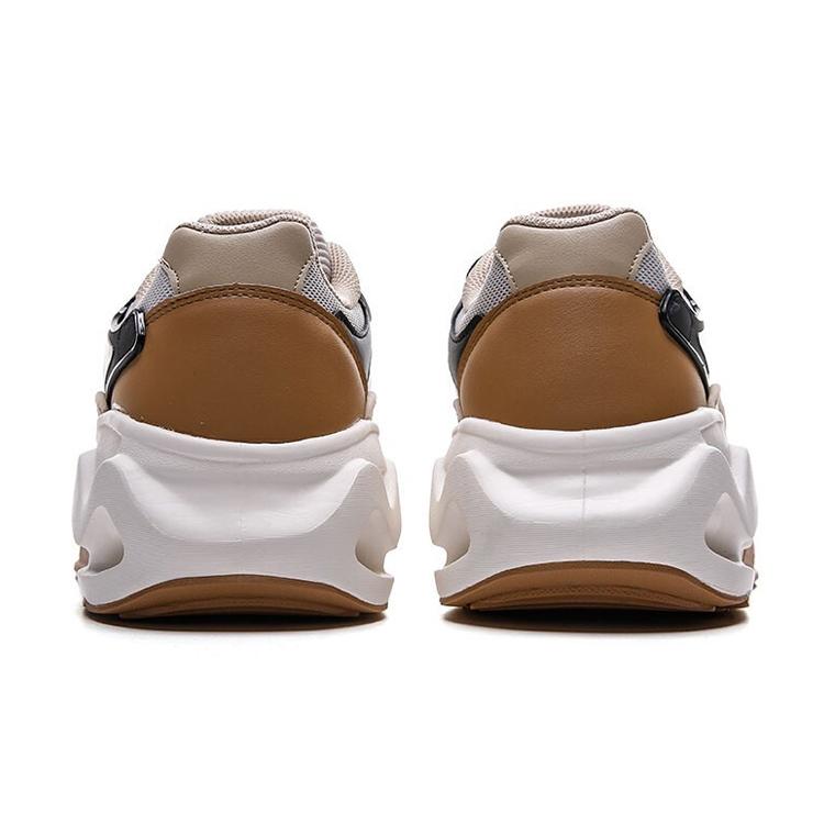 Anta Life Collection Slip-Resistant Coverage Warm Low-Top Chunky Sneakers Men's Gray Brown 112048886-3