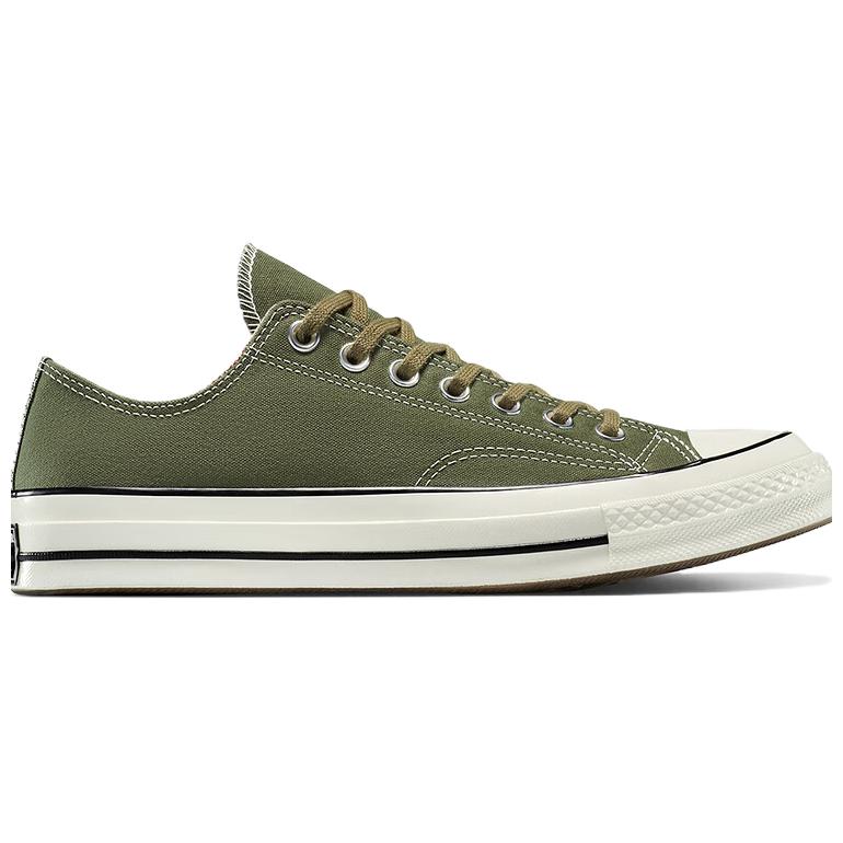 Converse Chuck Taylor Fashion Comfortable Durable Low-Top Skate Shoes Unisex Sneaker Army-Green A13292C