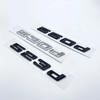3D New Font Numbers Letters  for BMW 5Series E39 E60 E61 F10 F1 520d 523d 525d 530d 535d 540d ABS Emblem G30 Car Trunk Sticker