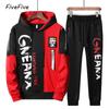 FiveFive Fashion Joggers Herren Trainingsanzüge für Männer Casual Hoodie + Hose 2-teiliges Set Frühling Herbst Jogginganzüge