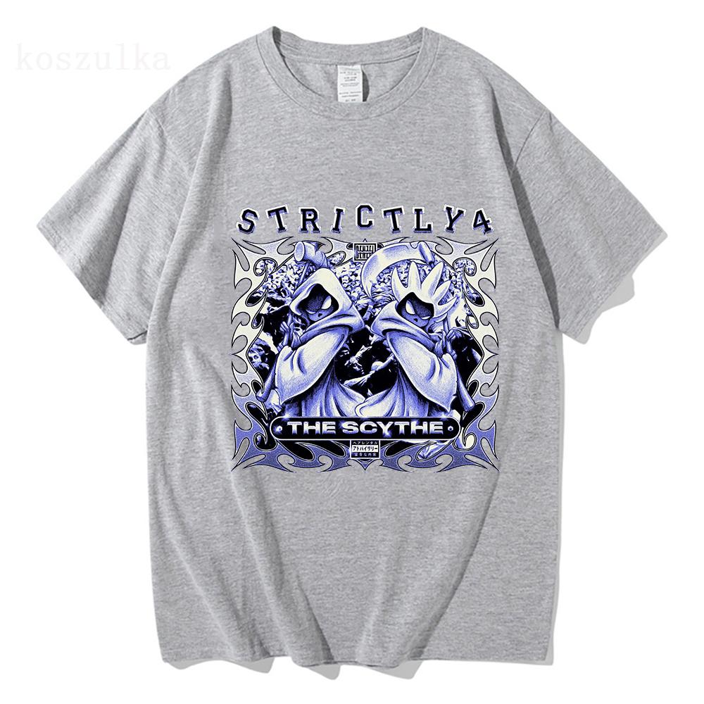 Denzel Curry Strictly 4 The Scythe Rundhals T-Shirt Unisex Streetwear Kurzarm 100% Baumwolle Männliches Merch T-Shirts Unisex Kleidung