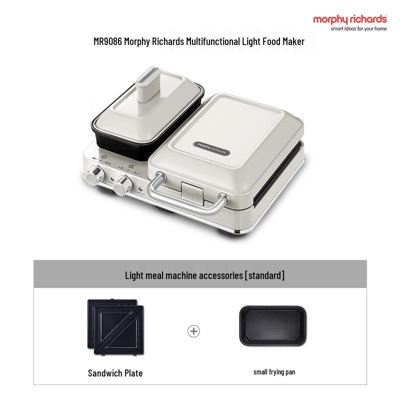 Morphy Richards MR9086 Multifunctional Breakfast & Sandwich Maker with Waffle Feature.
