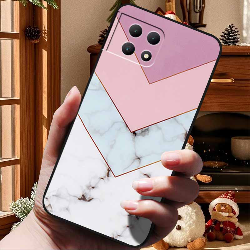 6.58" For T-Mobile REVVL 7 5G Cases REVVL 7 Pro 5G Marble TPU Soft Silicone Phone Case for T-Mobile T Phone2 5G Back Cover Funda
