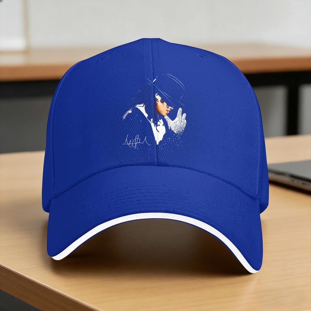 Poster Michael Jackson Cappellino da Baseball Casual Unisex Unisex Cappellino Trucker Design Regolabile Kpop Rock Cappellini da Baseball Idea Regalo